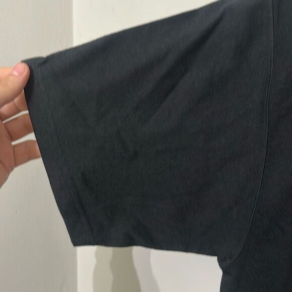 Champion Mens Black‎ Chubby Snacks Graphic Short Sleeve Cotton T-Shirt Medium - Picture 5 of 7